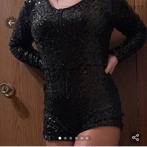 Sequin romper perfect for reputation era tour Taylor swift.